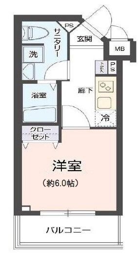 レピュア武蔵関の物件間取画像