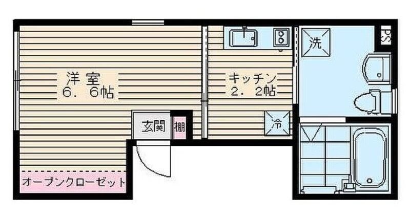 クレドコート池袋の物件間取画像