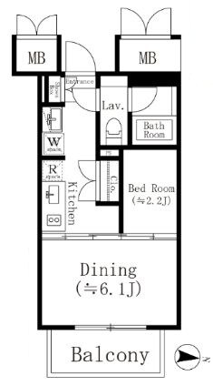 ＫＯＥＮＪＩ　Ｃｒｏｓｓｏｖｅｒの物件間取画像