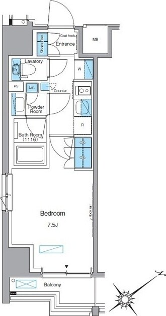 ルフォンプログレ赤塚の物件間取画像