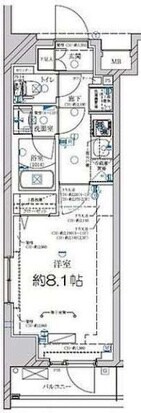 武蔵関駅 徒歩2分 6階の物件間取画像