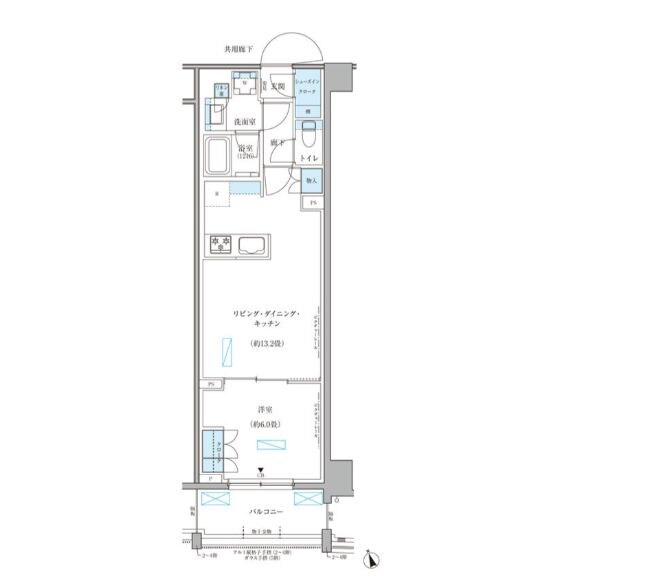パークアクシス文京本郷の物件間取画像