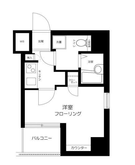 板橋駅 徒歩3分 3階の物件間取画像