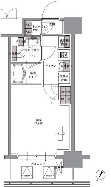 人形町駅 徒歩5分 2階の物件間取画像