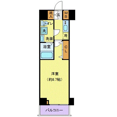 プレール・ドゥーク東陽町Ⅱの物件間取画像