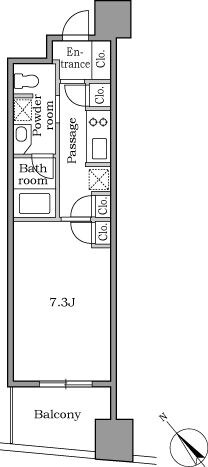 恵比寿駅 徒歩6分 3階の物件間取画像