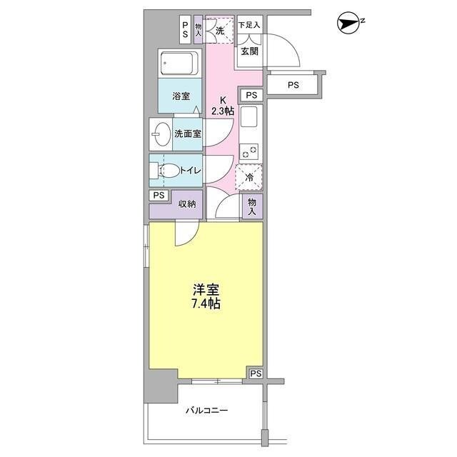 レキシントン・スクエア新宿御苑の物件間取画像