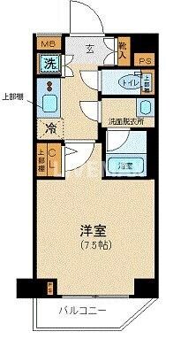 フュージョナル両国DUEの物件間取画像