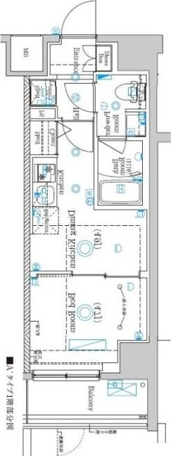 ラフィスタ中野本町の物件間取画像