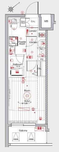 池袋駅 徒歩4分 4階の物件間取画像