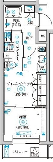 物件間取画像