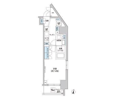 西新宿駅 徒歩7分 5階の物件間取画像