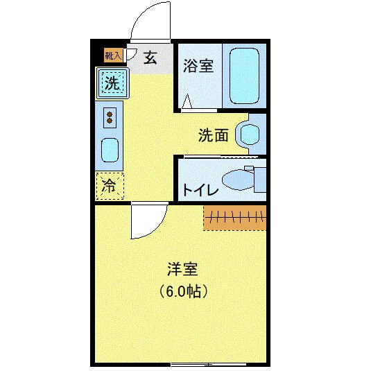 AZEST-RENT西調布の物件間取画像