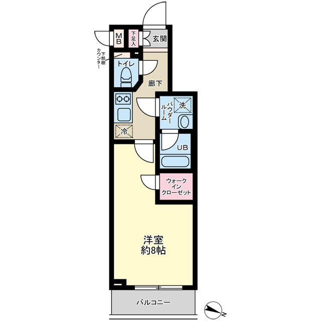 中村橋駅 徒歩10分 2階の物件間取画像