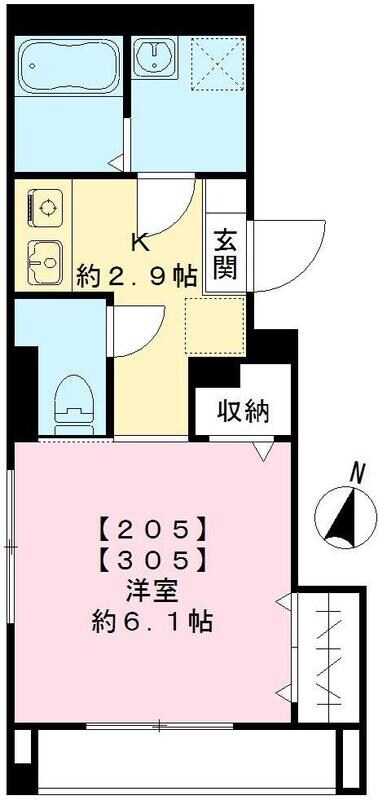 ビューノ中村橋の物件間取画像