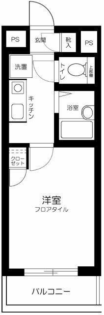 スカイコート新宿落合第６の物件間取画像