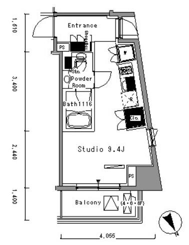 パークアクシス新板橋ウエストの物件間取画像