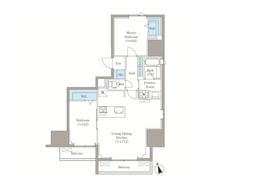 ＶＩＳＴＡ西早稲田の物件間取画像