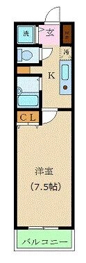 カスタリア新宿の物件間取画像