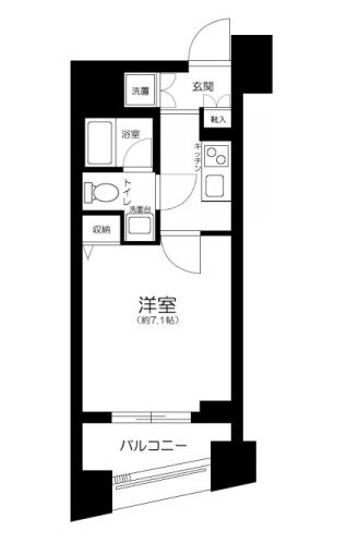 練馬駅 徒歩5分 12階の物件間取画像