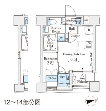 レジデンス文京春日の物件間取画像