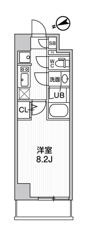 ｗｅａｖｅ　ｐｌａｃｅ　ＳＨＩＮＫＡＭＡＴＡの物件間取画像