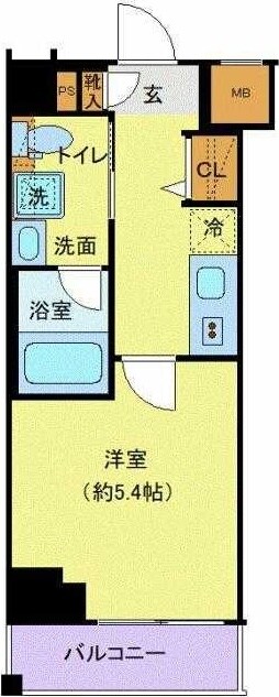 クレヴィスタ高円寺の物件間取画像