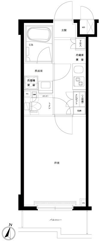 ルーブル板橋泉町壱番館の物件間取画像