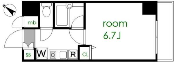 グラントゥルース東中野の物件間取画像