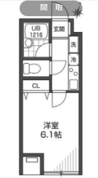 中井駅 徒歩6分 1階の物件間取画像