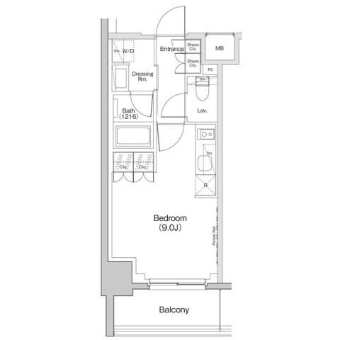 ザ・パークハビオ東長崎の物件間取画像
