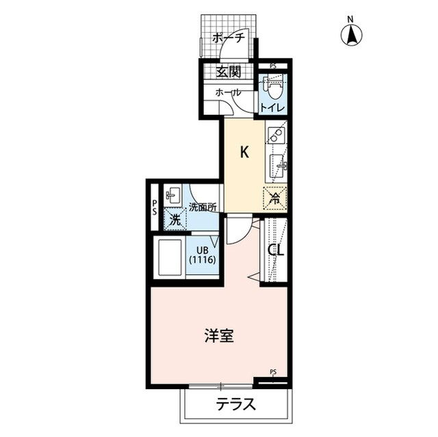 上井草駅 徒歩5分 1階の物件間取画像