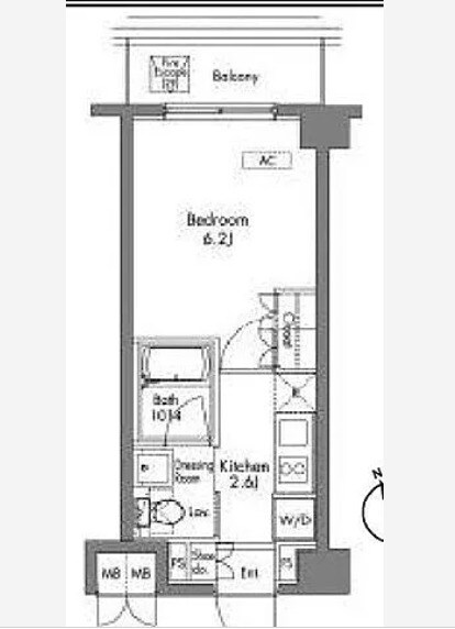 プラウドフラット神楽坂の物件内観写真