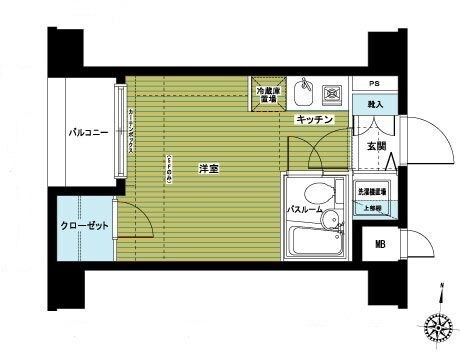 落合駅 徒歩1分 4階の物件間取画像