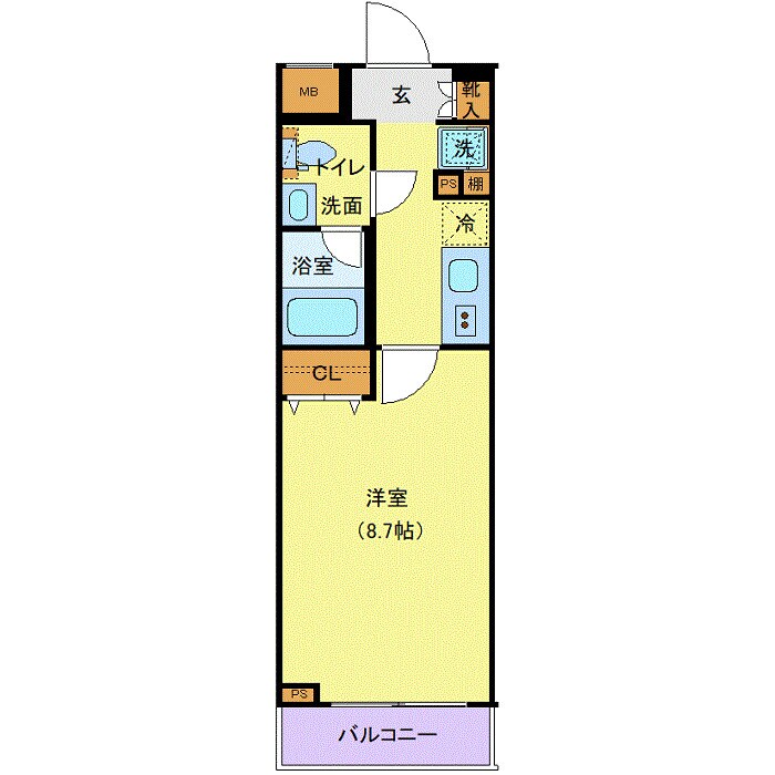 AZEST西高島平の物件間取画像