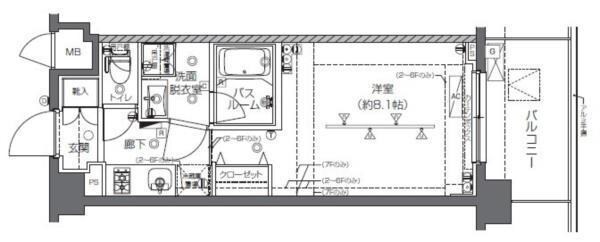 中野駅 徒歩8分 2階の物件間取画像