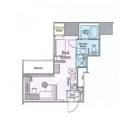 四谷三丁目駅 徒歩4分 4階の物件間取画像