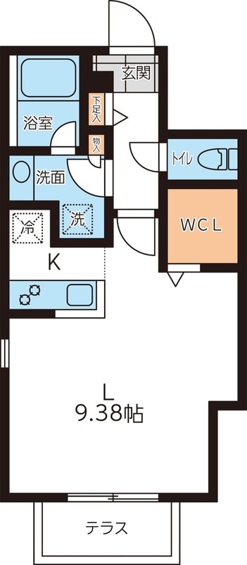 笹塚駅 徒歩8分 1階の物件間取画像