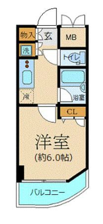 コンシェリア芝公園の物件間取画像