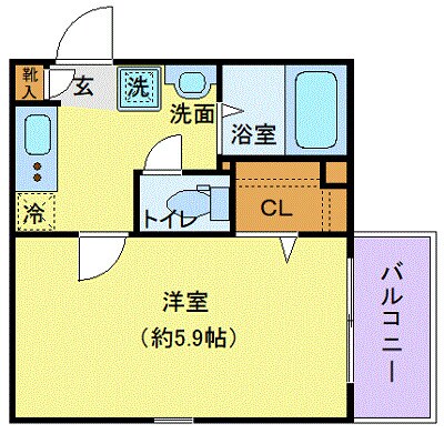 プリムス大宮の物件間取画像