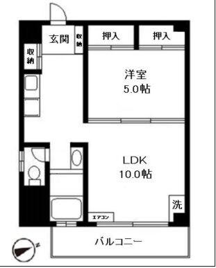 升本マンションの物件間取画像