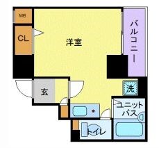 プリンセス・アイル後楽園の物件間取画像