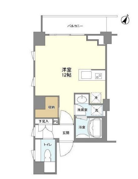 コスモリード市ヶ谷払方町の物件間取画像