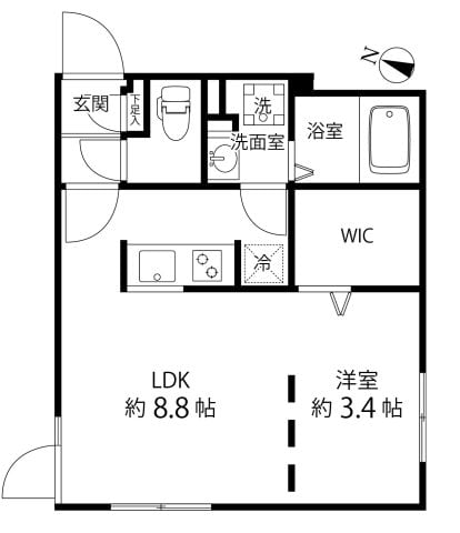 Branche笹塚の物件間取画像