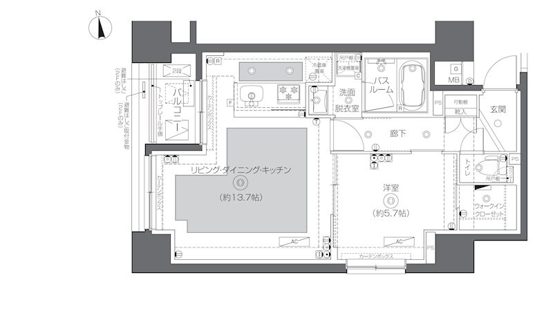 ZOOM秋葉原SQUAREの物件間取画像