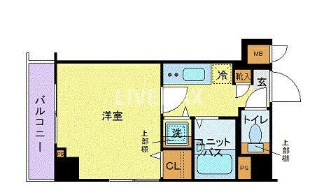 トーシンフェニックス八丁堀の物件間取画像