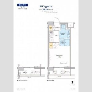 プラウドフラット中野の物件間取画像