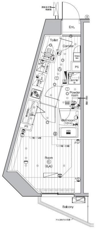 PREMIUM CUBE 池袋要町の物件間取画像