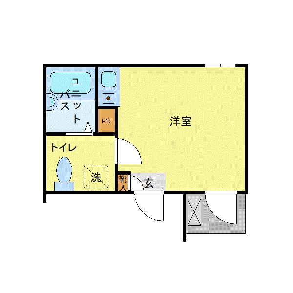 ゼネラルハイツ鶯谷の物件間取画像