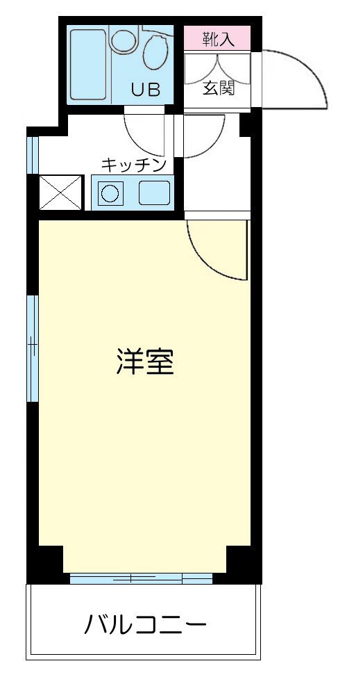 目白駅 徒歩6分 5階の物件間取画像